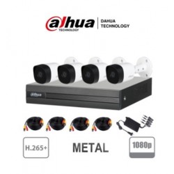 Kit 4 canales 2 megapíxeles/4 camaras