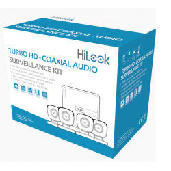 KIT 4 camaras 2mpx audio